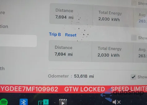 2021 Tesla Model Y Long Range Dual Motor All-Wheel Drive from USA, damaged, VIN 5YJYGDEE7MF109962